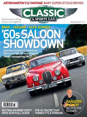 Cover image for Classic & Sports Car: Jul 01 2022